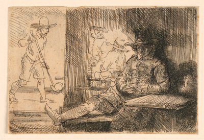 De Golfspeler door Rembrandt van Rijn