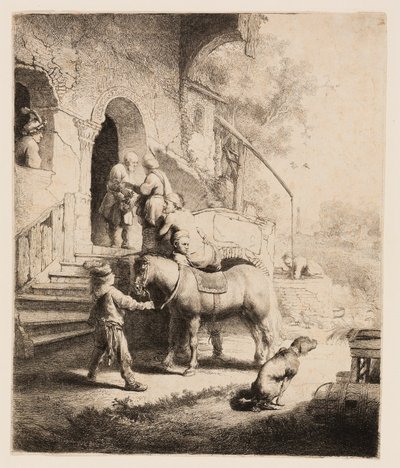 De Barmhartige Samaritaan door Rembrandt van Rijn