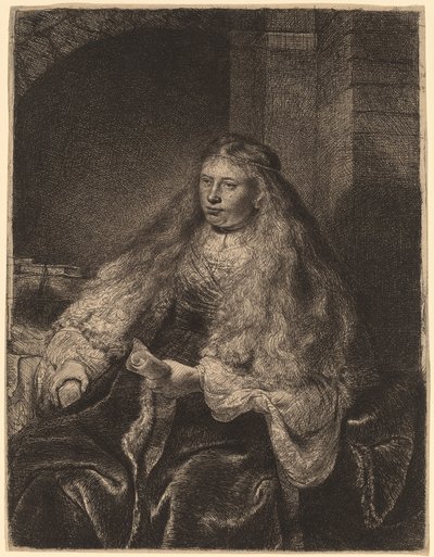 De Grote Joodse Bruid door Rembrandt van Rijn