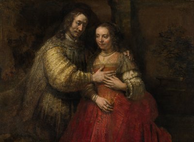 Het Joodse bruidje, ca. 1667 door Rembrandt van Rijn