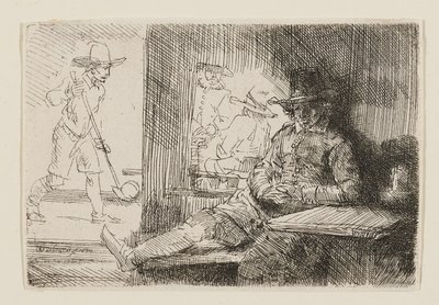 De Kolf-speler door Rembrandt van Rijn