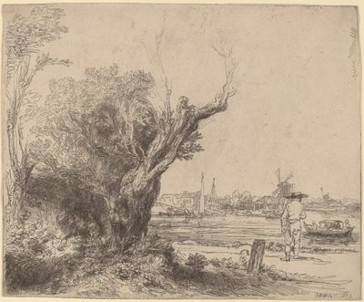 De Omval door Rembrandt van Rijn