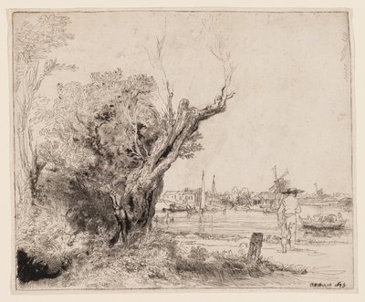 De Omval door Rembrandt van Rijn