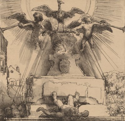 De Feniks of het Beeld Omvergeworpen door Rembrandt van Rijn