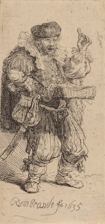 De Kwakzalver, 1635 door Rembrandt van Rijn