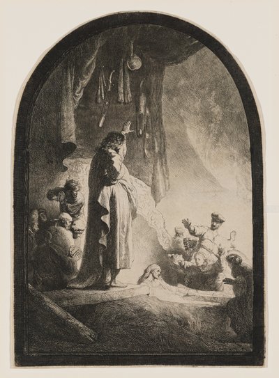 De opwekking van Lazarus door Rembrandt van Rijn