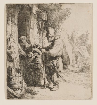 De verkoper van rattengif door Rembrandt van Rijn