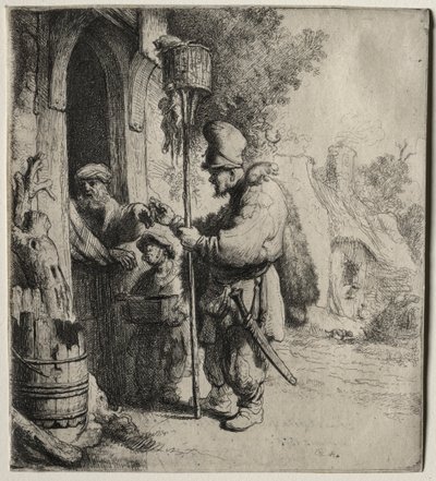 De Rattenvanger door Rembrandt van Rijn