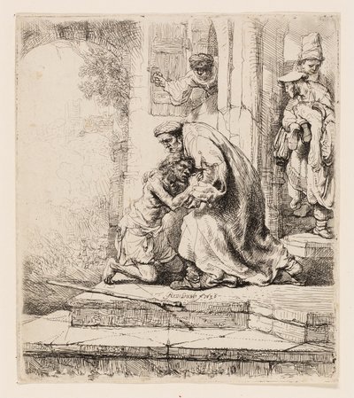De terugkeer van de verloren zoon door Rembrandt van Rijn