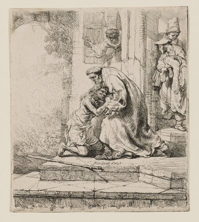 De terugkeer van de verloren zoon door Rembrandt van Rijn