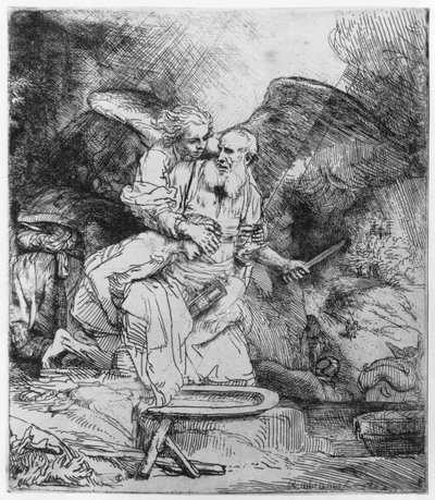 Het offer van Abraham, 1645 door Rembrandt van Rijn