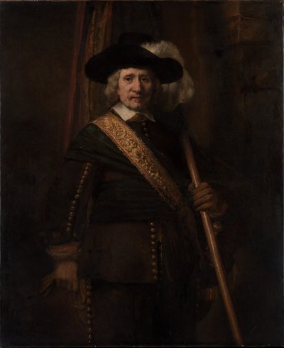 De Vaandeldrager, Floris Soop, 1654 door Rembrandt van Rijn