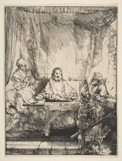 Het avondmaal in Emmaüs door Rembrandt van Rijn