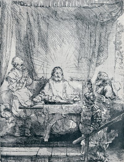 Het Avondmaal in Emmaüs, 1654, 1903 door Rembrandt van Rijn