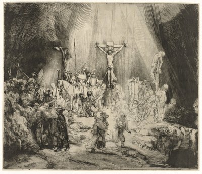 De Drie Kruisen door Rembrandt van Rijn
