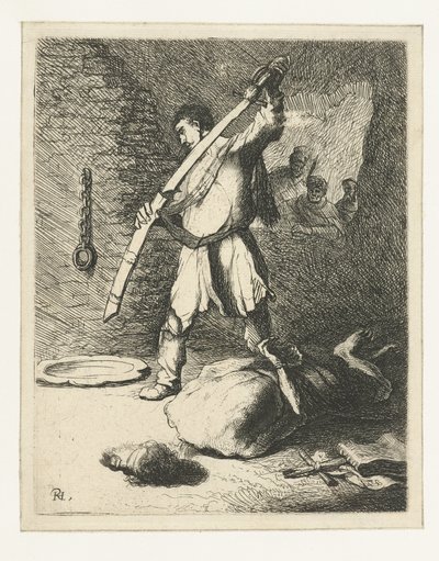 De onthoofding van Johannes de Doper door Rembrandt van Rijn