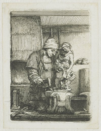 De goudsmid door Rembrandt van Rijn