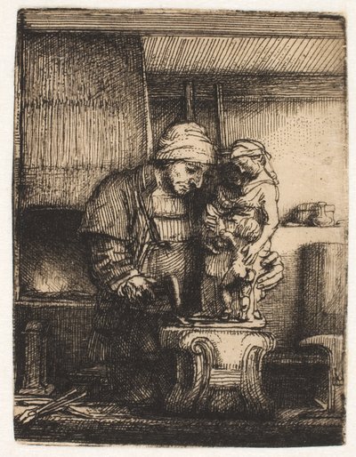 De goudsmid door Rembrandt van Rijn
