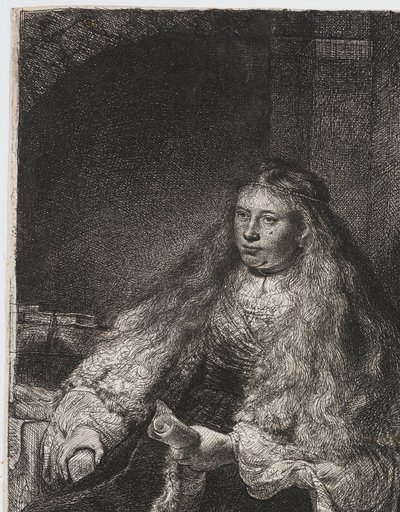 De grote Joodse bruid door Rembrandt van Rijn