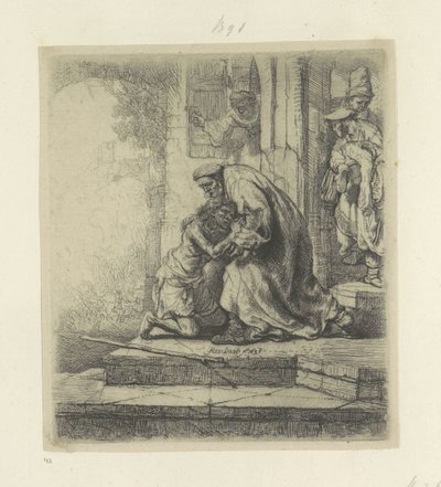 Thuiskomst van de verloren zoon door Rembrandt van Rijn