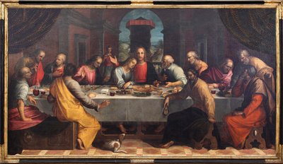 Het Laatste Avondmaal, 1604 door Remigio Cantagallina