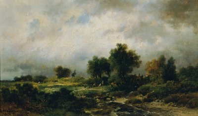 Zomerlandschap door Remigius Adrianus van Haanen