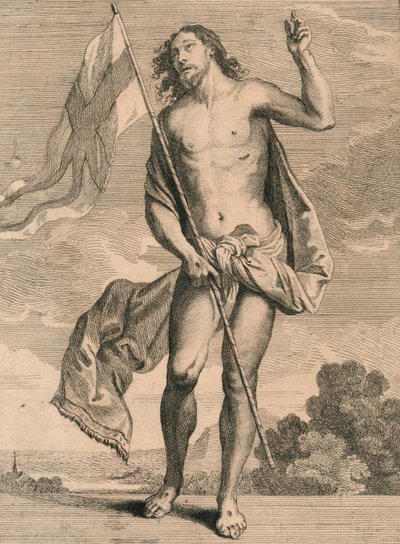 Christus herrezen, midden 17e eeuw door Remoldus Eynhoudts