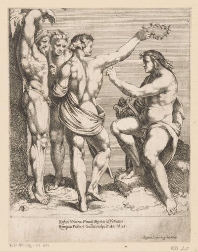 Apollo en Marsyas door Remy Vuibert