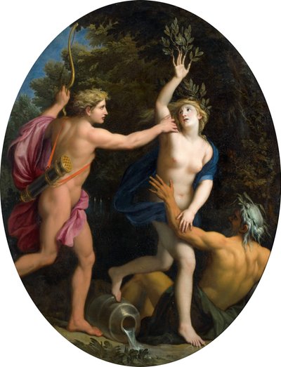 Apollo en Daphne door René Antoine Houasse