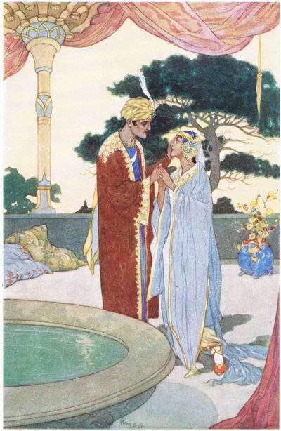 Noureddin en de mooie slaaf, jaren 1930 door René Bull
