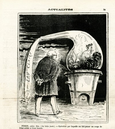 Illustratie van Jules Renard Draner (1833-1926) in Le Charivari door Renard Jules Draner