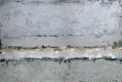 Rustige abstracte horizon door Renate Holzner
