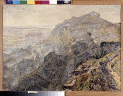 Saint Chamas, de oude daken door Rene Auguste Seyssaud