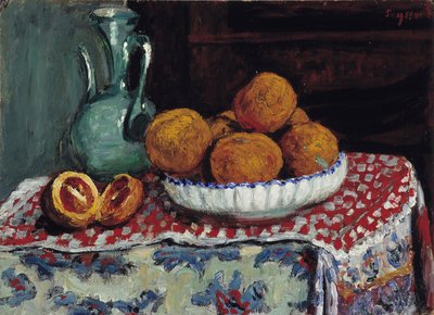 Stilleven bij de kruik door Rene Auguste Seyssaud
