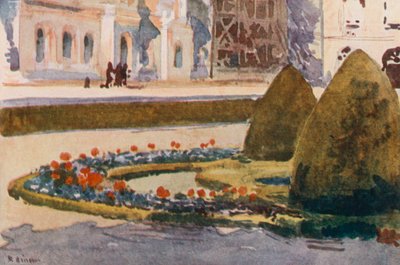 Zuidelijke parterre, Versailles door Rene Binet