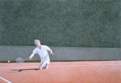 Graveltennis door Rene Boin