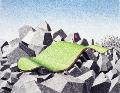 Op de rotsen door Rene Boin
