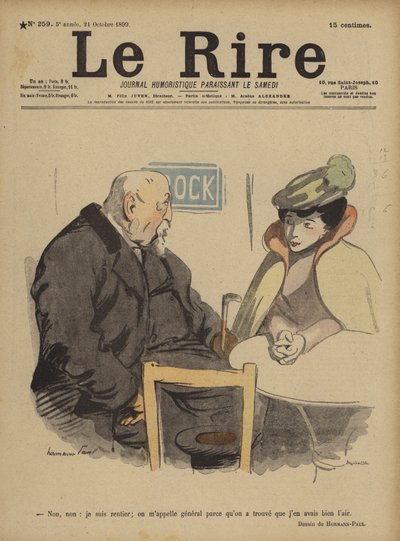 Illustratie voor Le Rire door Rene George Hermann Paul