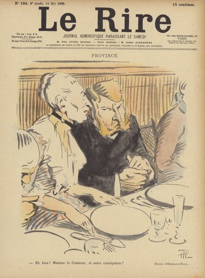 Illustratie voor Le Rire door Rene George Hermann Paul