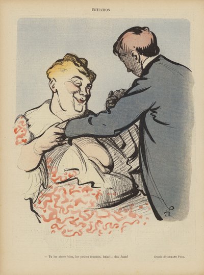 Illustratie voor Le Rire door Rene George Hermann Paul