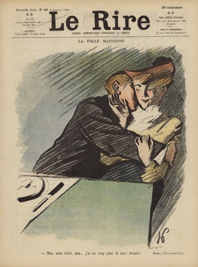 Illustratie voor Le Rire door Rene George Hermann Paul