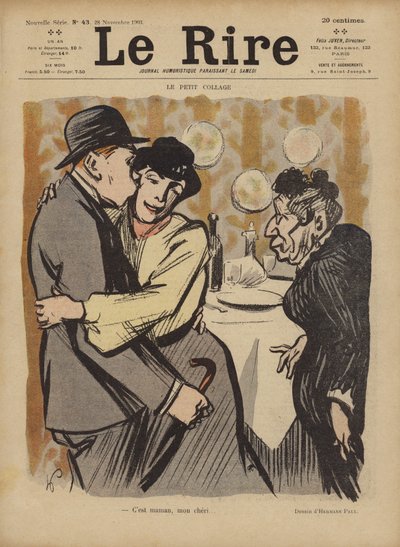 Illustratie voor Le Rire door Rene George Hermann Paul
