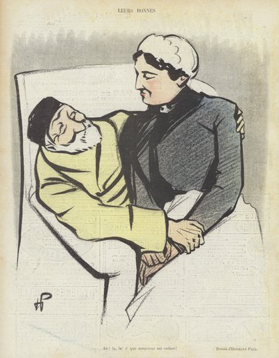Illustratie voor Le Rire door Rene George Hermann Paul