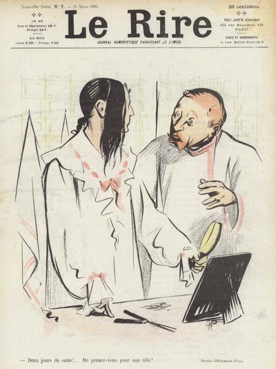 Illustratie voor Le Rire door Rene George Hermann Paul
