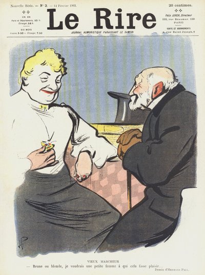 Illustratie voor Le Rire door Rene George Hermann Paul
