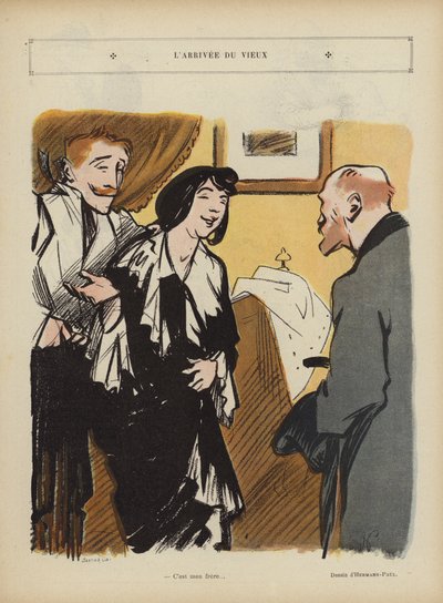 Illustratie voor Le Rire door Rene George Hermann Paul