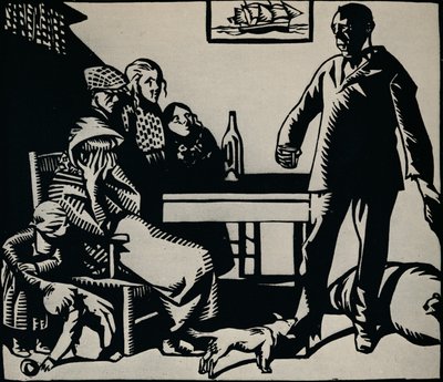 Illustratie voor Le Retour Du Marin, 1926 door Rene Georges Hermann Paul