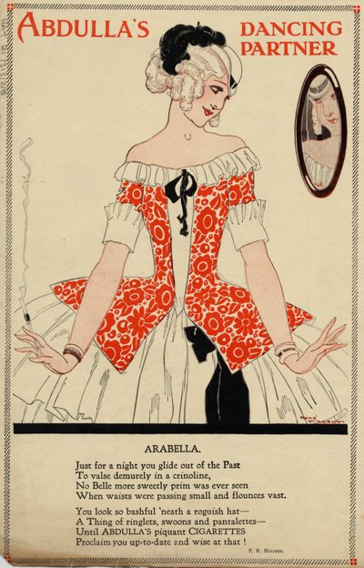 Abdulla sigaretten, jaren 1920 door Rene Vincent