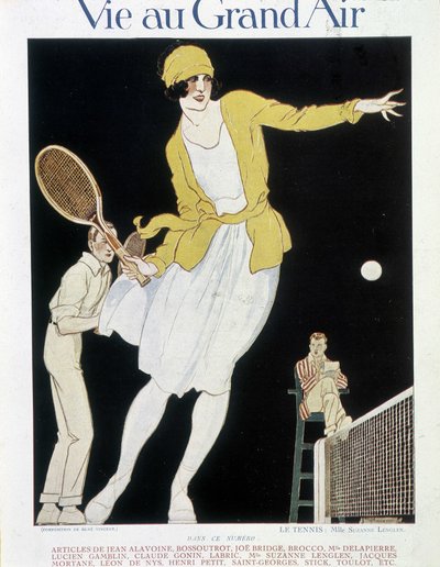Suzanne Lenglen door Rene Vincent