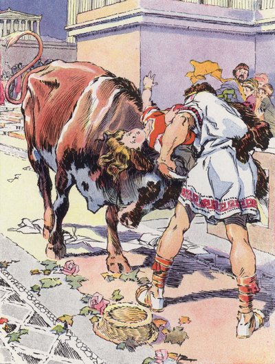 Een Klein Atheens Meisje uit de Eeuw van Pericles door Rene Vincent